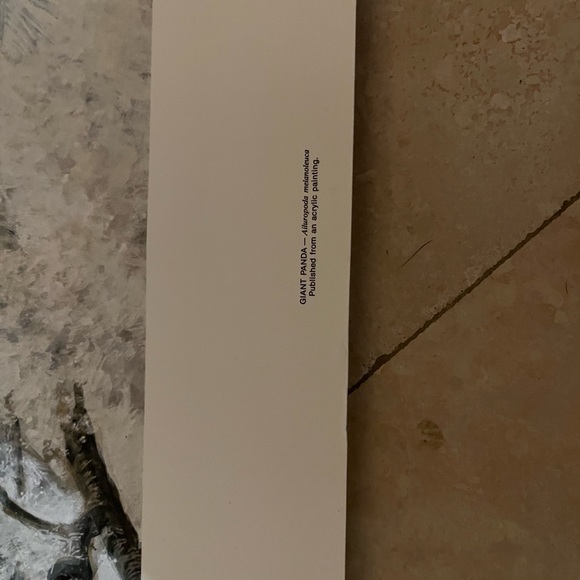 VINTAGE SIGNED The Giant Panda Painting by Robert Bateman 1985 - Picture 4 of 6